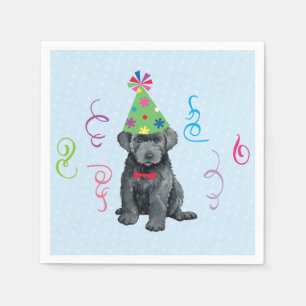 Serviette En Papier Fête d'anniversaire Bouvier des Flandres Napkins