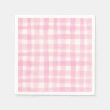 Fête d'anniversaire de fille mignonne avec gingham
