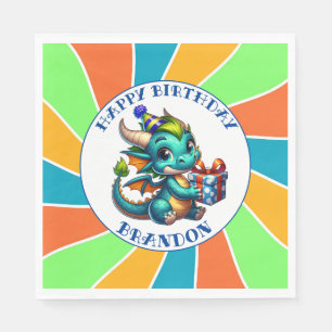 Serviette En Papier Fête d'anniversaire de garçon sur le thème du drag