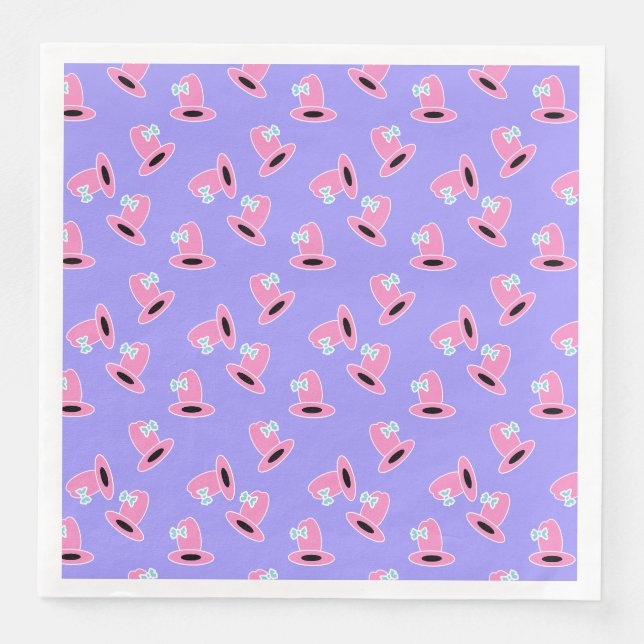 Serviette En Papier Fête d'anniversaire de la fille (Devant)