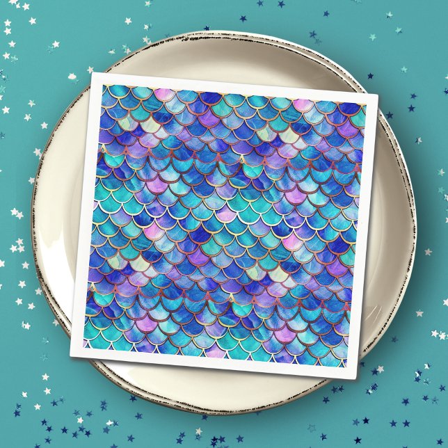 Serviette En Papier Fête d'anniversaire de la petite fille Motif de la (Créateur téléchargé)