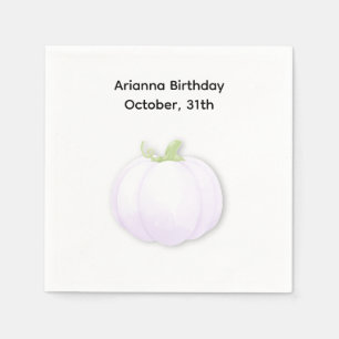Serviette En Papier Fête d'anniversaire d'Halloween Conception Citro