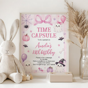 Serviette En Papier Fête d'anniversaire d'Halloween de fantôme rose Sp