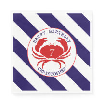 Fête d'anniversaire du crabe rouge