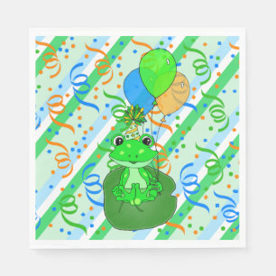 Serviette En Papier Fête d'anniversaire garçon sur le thème de la gren