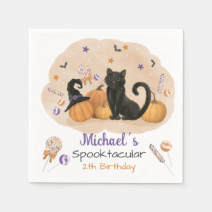 Serviette En Papier Fête d'anniversaire Halloween Spooktacular