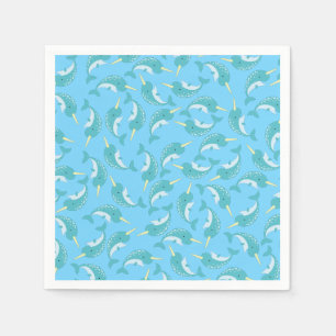 Serviette En Papier Fête d'anniversaire Narwhal