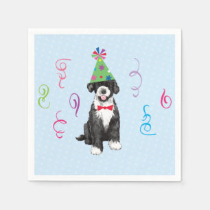 Serviette En Papier Fête d'anniversaire Portugais Water Dog Napkins