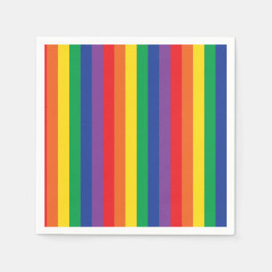 Serviette En Papier Fête d'anniversaire Rainbow