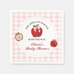 Serviette En Papier Fête de bébé Coquette Apple Rose prépa
