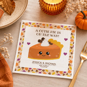Serviette En Papier Fête de Bébé d'Automne Cutie Pie