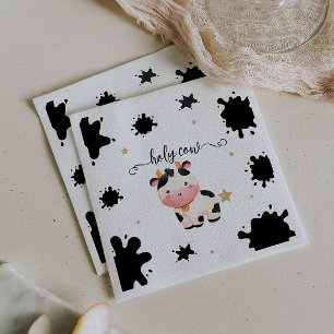 Serviette En Papier Fête de bébé Sainte Vache de genre neutre