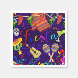 Serviette En Papier Fête de célébration d'anniversaire Cinco De Mayo
