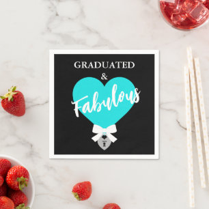 Serviette En Papier Fête de célébration diplômée et fabuleuse