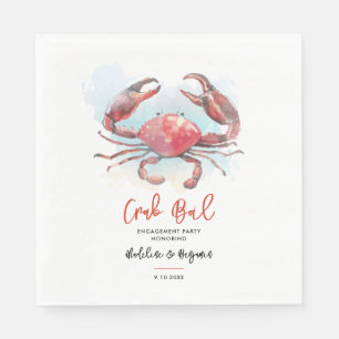 Serviette En Papier Fête de fruits de mer bouillabaisse de crabe papie