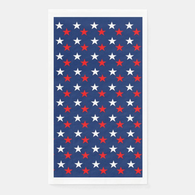 Serviette En Papier Fête de l'Indépendance/4 juillet (Devant)