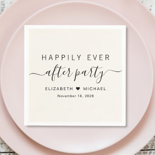 Serviette En Papier Fête de mariage crème pour la réception de mariage