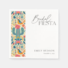 Serviette En Papier Fête de mariage florale Fiesta mexicaine