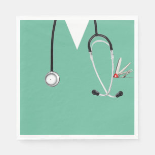 Serviette En Papier Fête de médecin