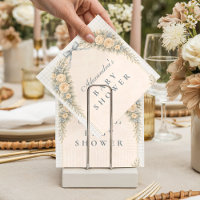 Fête de Naissance Arche Rose Bleue Poussiéreuse