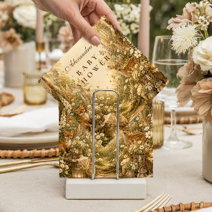 Serviette En Papier Fête de Naissance Bohème Forêt Enchantée