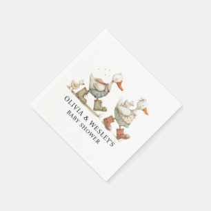 Serviette En Papier Fête de naissance de bébé Silly Goose 2