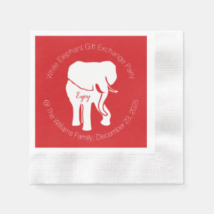 Serviette En Papier Fête de Noël d'échange de cadeau d'objet superf