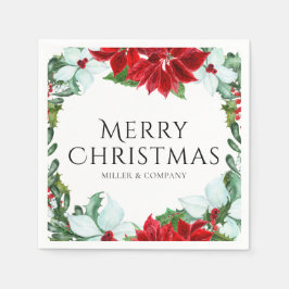 Serviette En Papier Fête de Noël d'entreprise Fête de Noël moderne