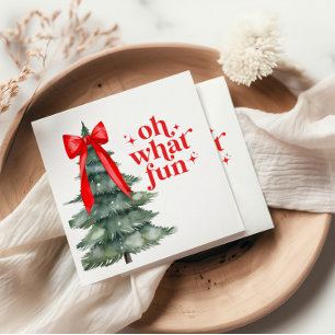 Serviette En Papier Fête de Noël Oh quel plaisir