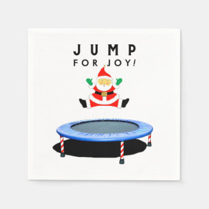 Serviette En Papier Fête de Noël Trampoline