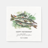 Fête de retraite | Poisson aquarelle