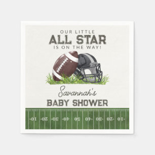 Serviette En Papier Fête d'enfant Football Petit All Star Touchdown