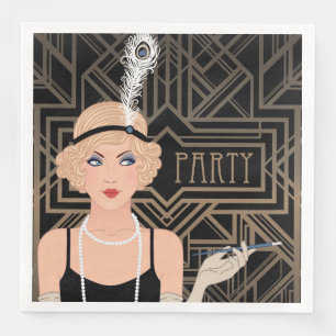 Serviette En Papier Fête des Années folles