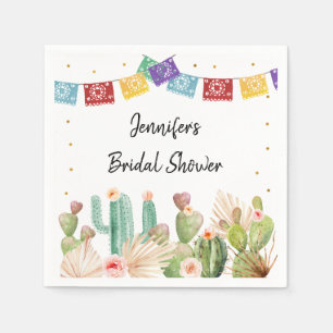 Serviette En Papier Fête des mariées de Fiesta Cactus Boho