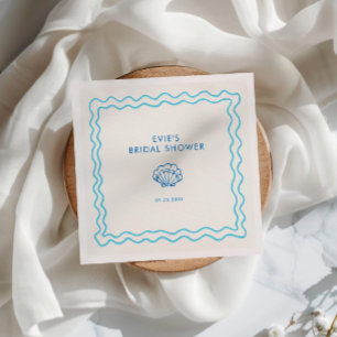 Serviette En Papier Fête des mariées de la coque de la main dessinée