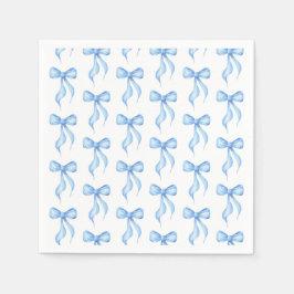 Serviette En Papier Fête des mariées de Motif bleu blanc