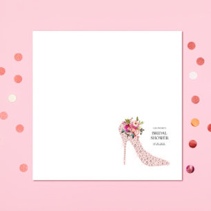 Serviette En Papier Fête des mariées de talons hauts roses