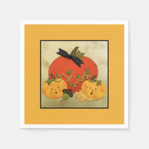 Serviette En Papier Fête des mariées d'Halloween d'octobre