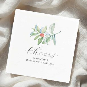 Serviette En Papier Fête des mariées d'hiver Cocktail serviettes Noël