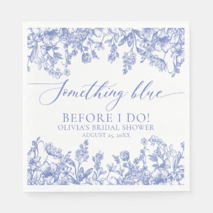 Serviette En Papier Fête des mariées Fleur sauvage moderne et élégant 