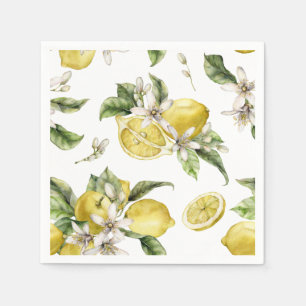 Serviette En Papier Fête des mariées Luscieuse de citrons