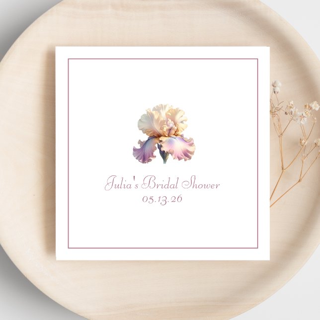 Serviette En Papier Fête des mariées personnalisée Elégante Flush Flow (Créateur téléchargé)