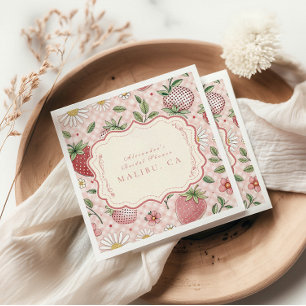 Serviette En Papier Fête des mariées romantique de Berry Garden