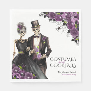 Serviette En Papier Fête d'Halloween pour adultes Costumes et Cocktail
