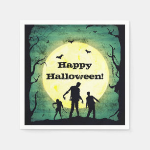 Serviette En Papier Fête d'Halloween Zombie Morts-Vivants
