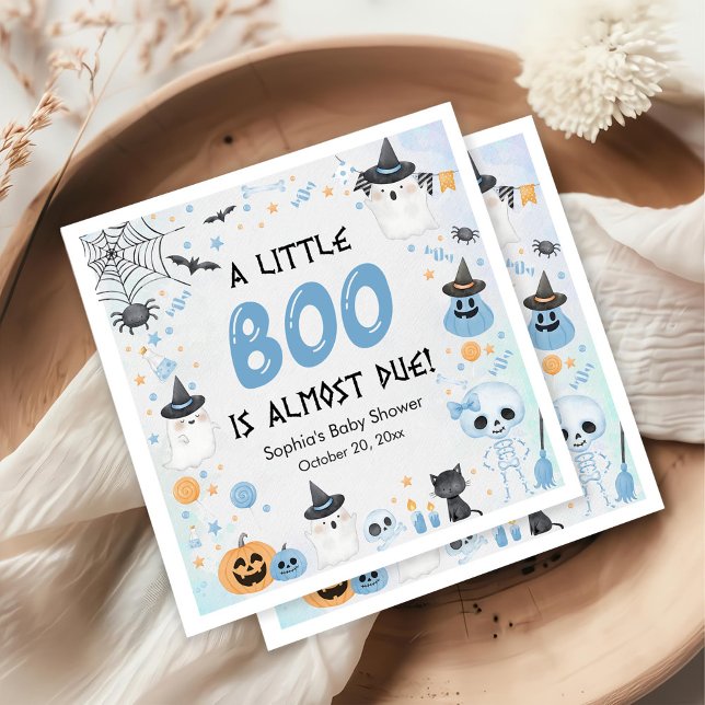 Serviette En Papier Fête du Baby shower fantôme d'Halloween (Créateur téléchargé)