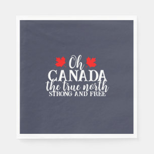 Serviette En Papier Fête du Canada