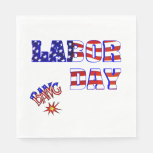 Serviette En Papier Fête du Travail -