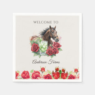 Serviette En Papier Fête élégante de Derby 