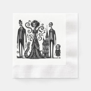 Serviette En Papier Fête hantée